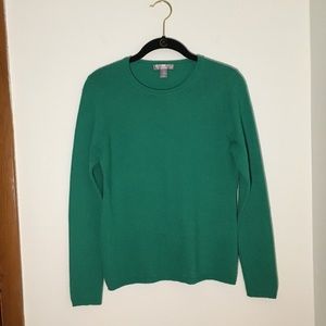 Charter Club 100% Cashmere Crew Neck Sweater